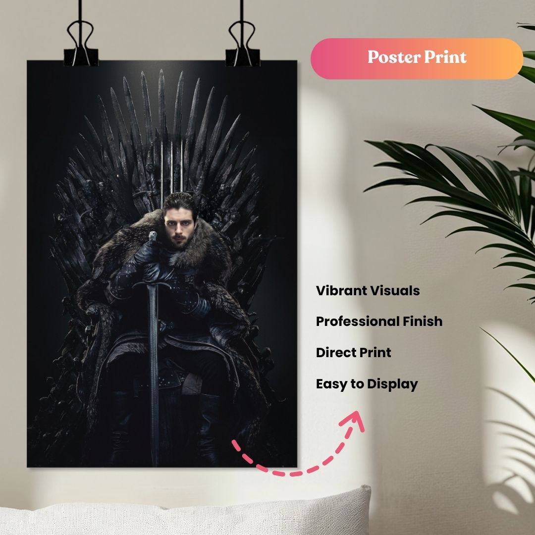 The Black Raven King Portrait