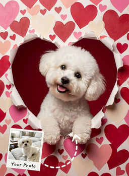 A Purr-Fect Valentine Gift Portrait