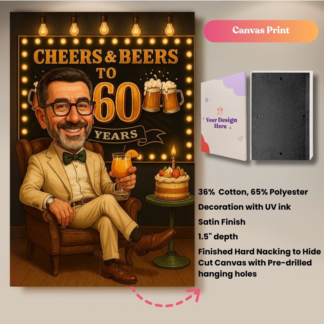 Birthday Cheers & Brew Portrait