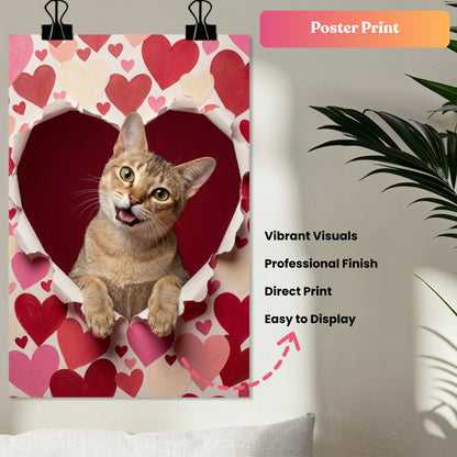A Purr-Fect Valentine Gift Portrait