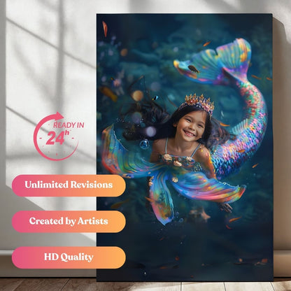 Rainbow Reef Princess Portrait