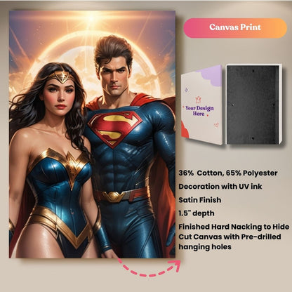 Super Hero Couple Portrait