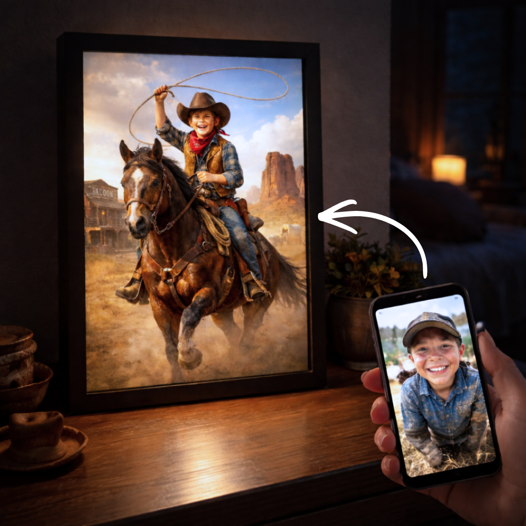 The Wild West Rider Portrait