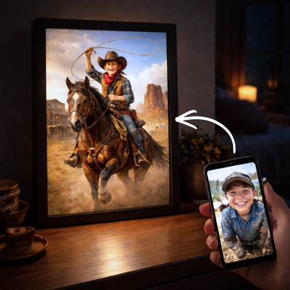 The Wild West Rider Portrait