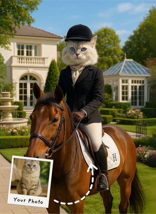 Fur Equestrian Portrait