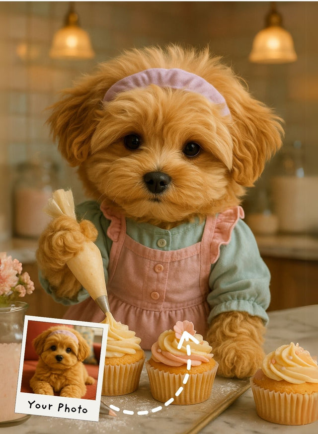 Paws & Pastries Portrait