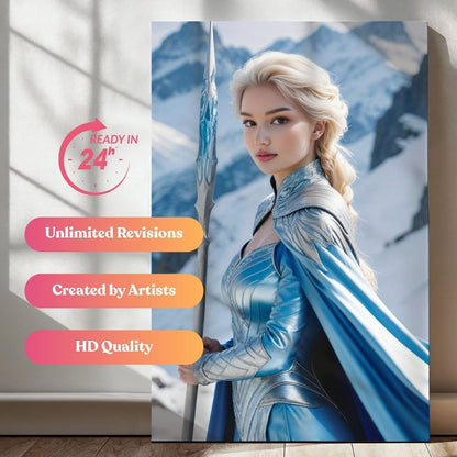 Queen of Ice Portrait