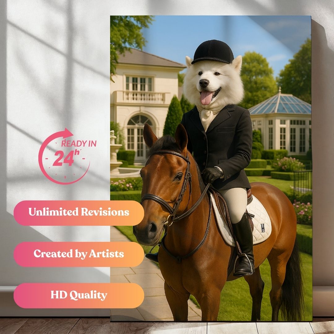 Fur Equestrian Portrait