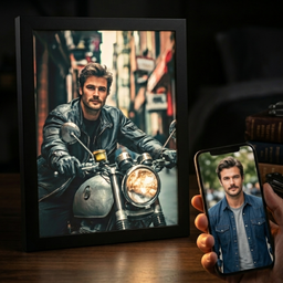 The Rider Man Portrait