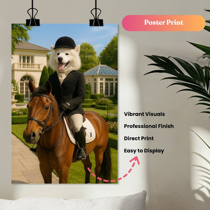 Fur Equestrian Portrait