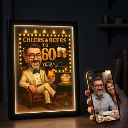 Birthday Cheers & Brew Portrait