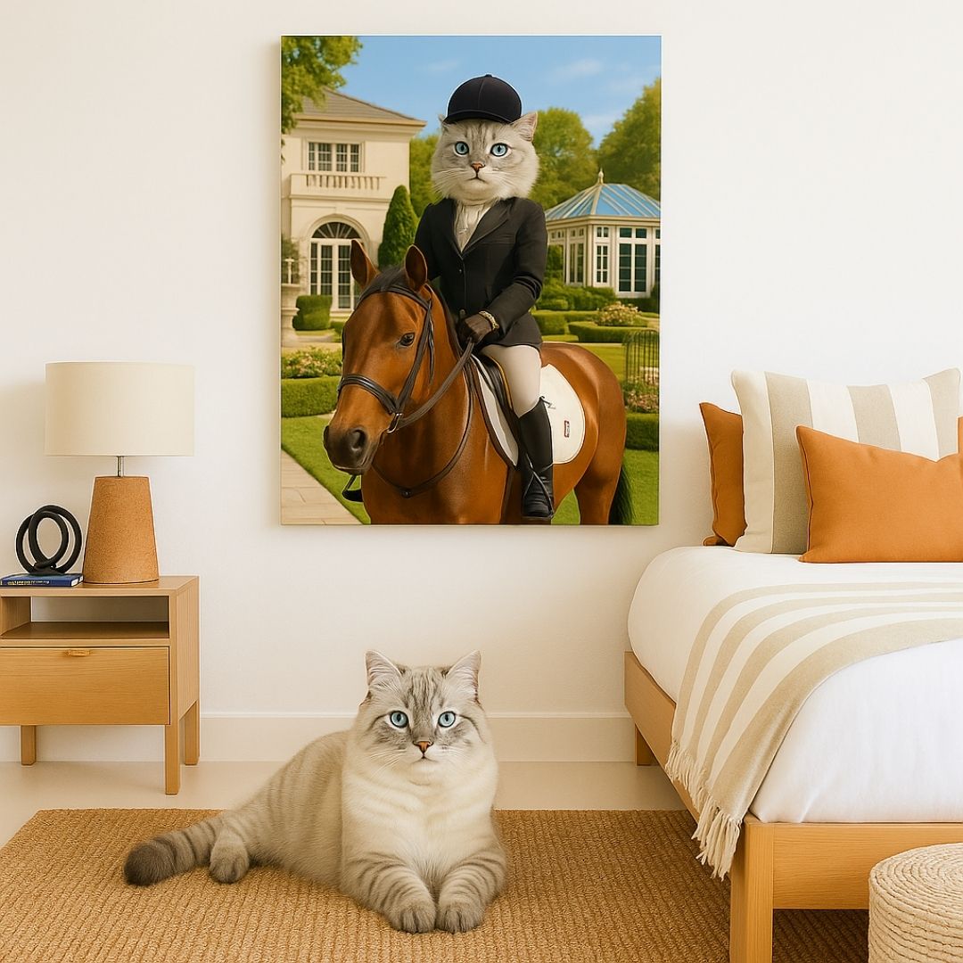 Fur Equestrian Portrait