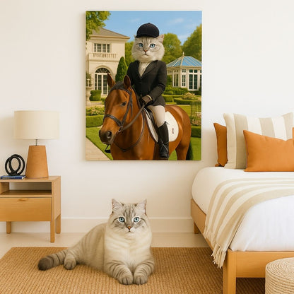 Fur Equestrian Portrait