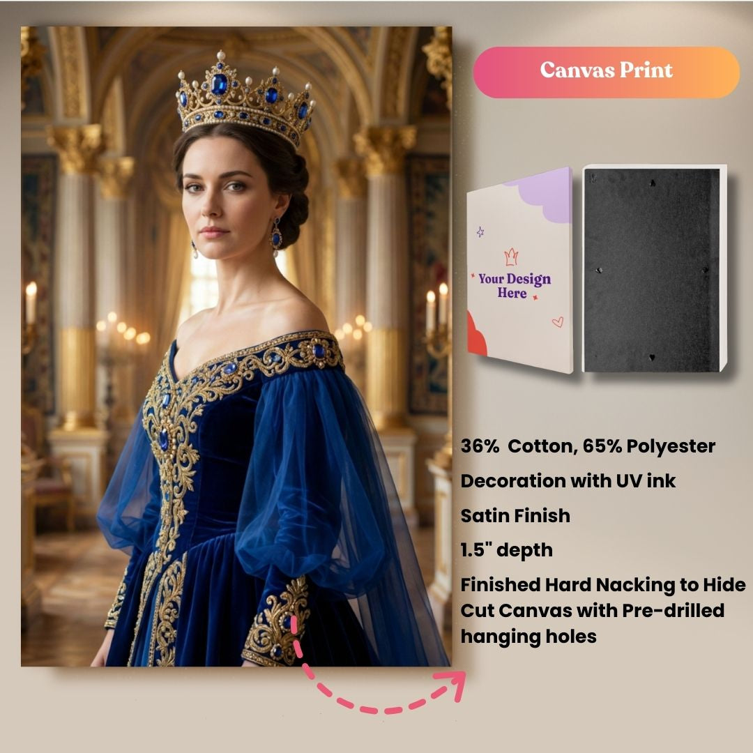 The Sapphire Queen Portrait