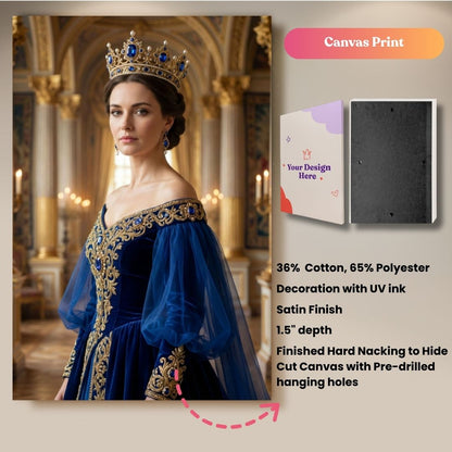 The Sapphire Queen Portrait