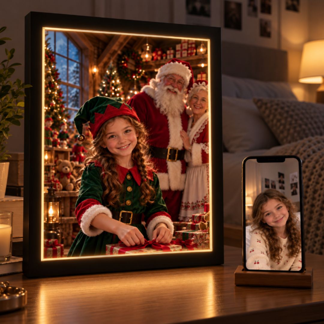 Santa’s Little Gift Maker Portrait