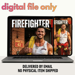 Firefighter Dad, Forever Our Hero Portrait