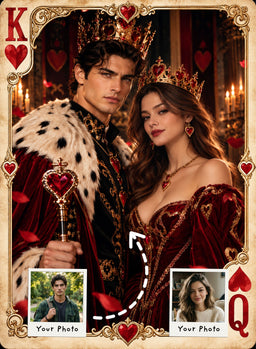 The King & Queen of Hearts Portrait