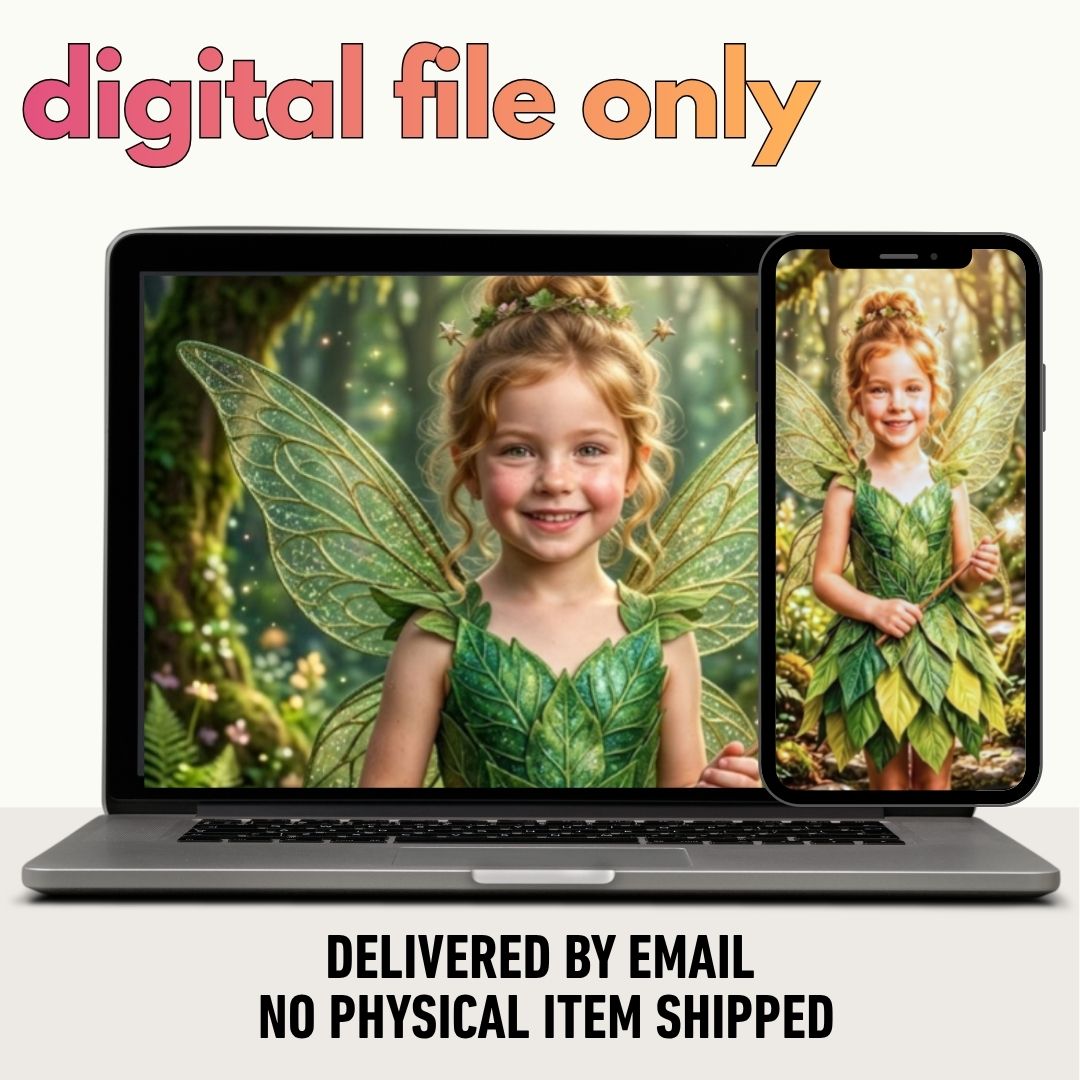 Hidden Fairy of the Forest Portrait