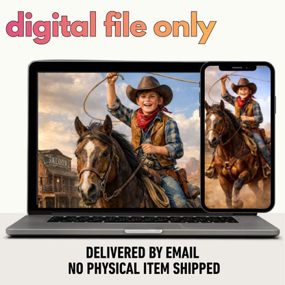 The Wild West Rider Portrait