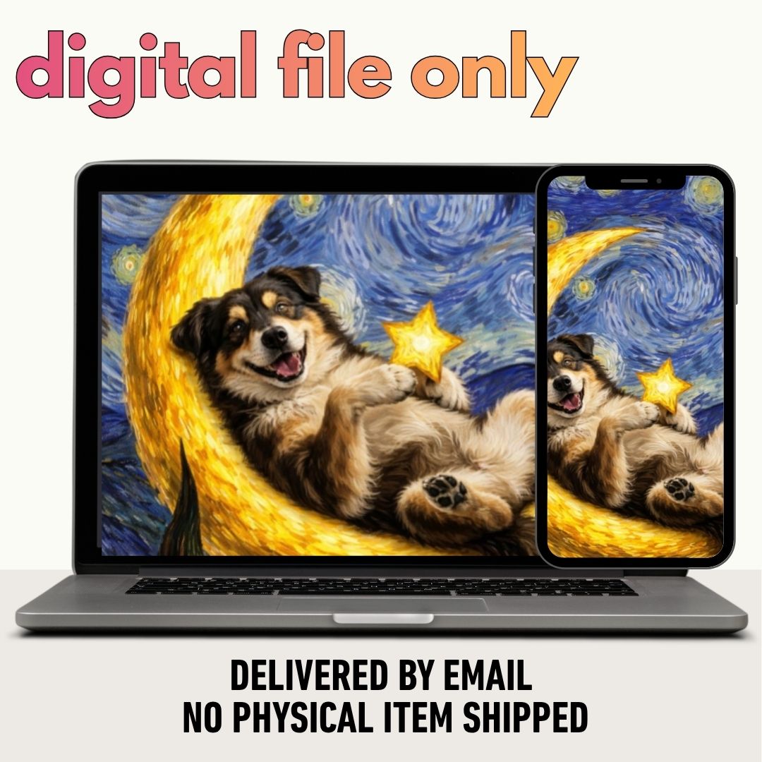 Starry Night Pet Portrait