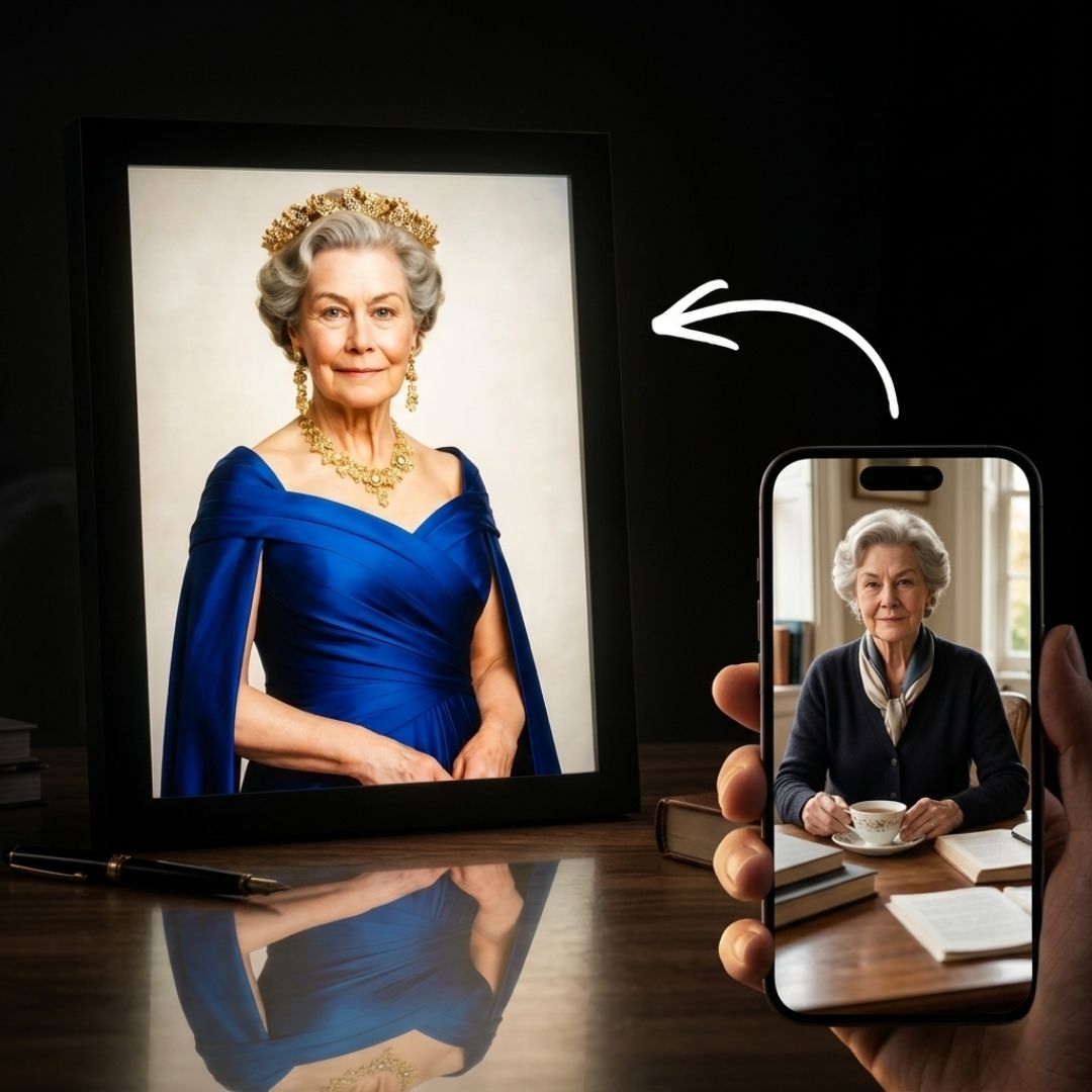 The Classic Crown Queen Portrait