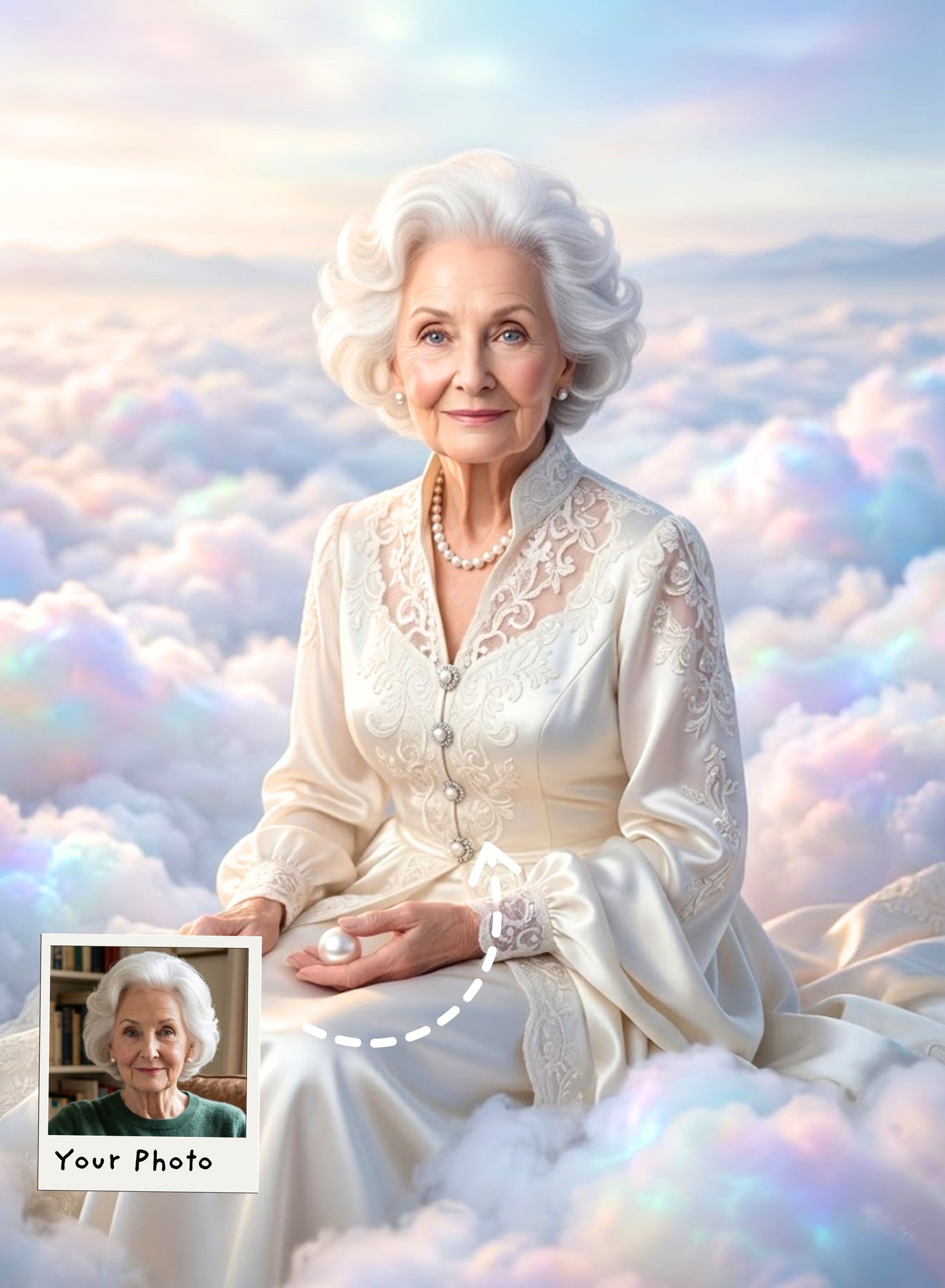Queen Above the Clouds Portrait