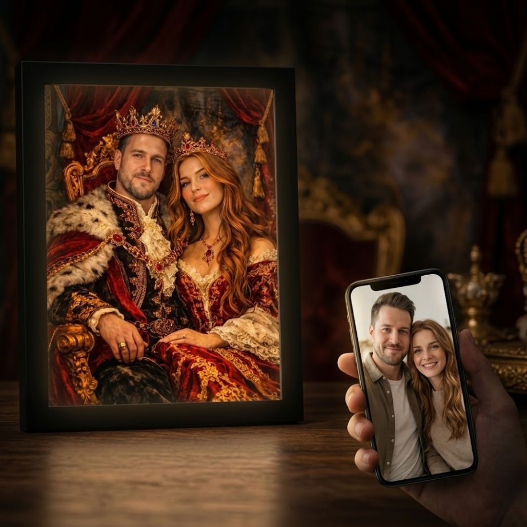 The Eternal Throne Couple Portrait