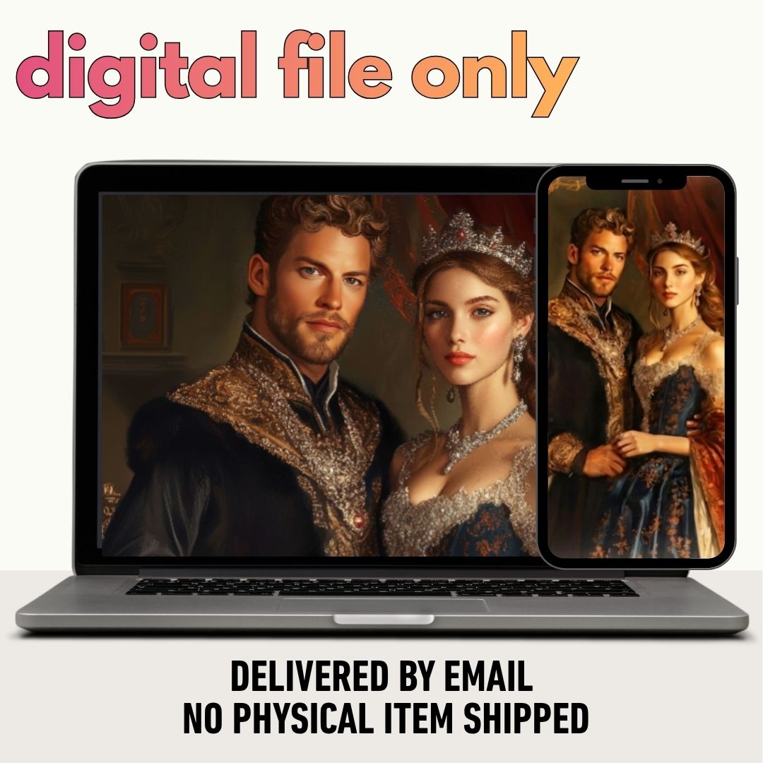 Enchanting Royal Couple Portrait