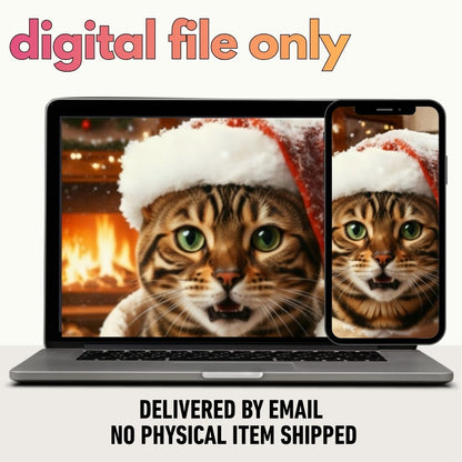 Snowy Fur Holiday Portrait