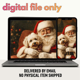 Santa & Furry Pet Portrait