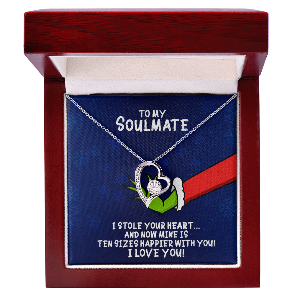 To My Soulmate Grinch Forever Love Necklace