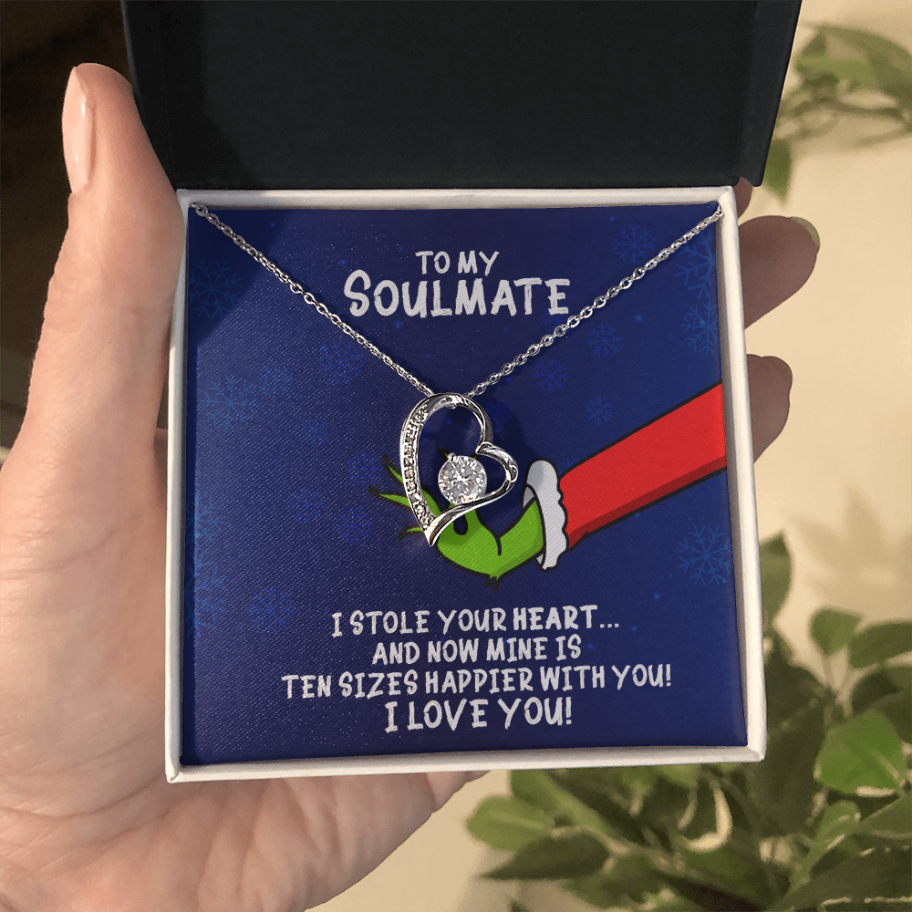 To My Soulmate Grinch Forever Love Necklace