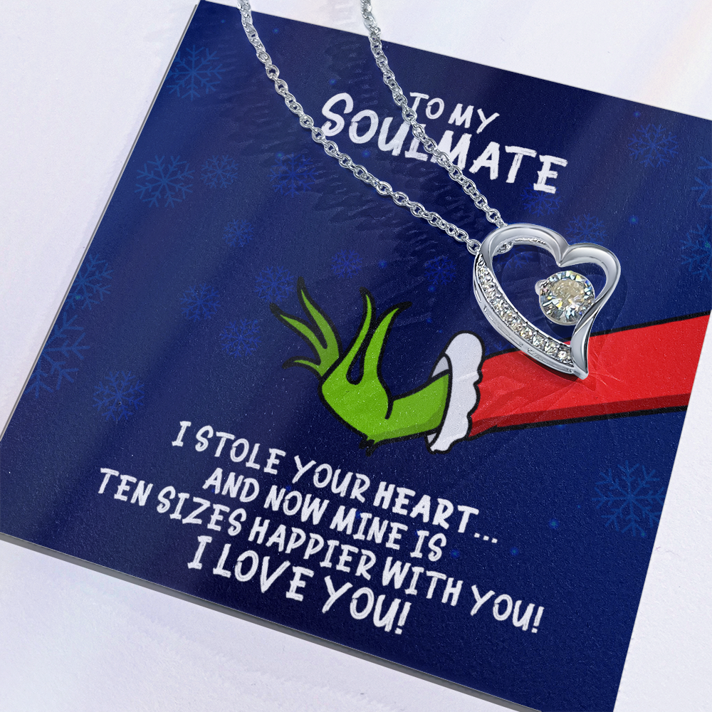 To My Soulmate Grinch Forever Love Necklace