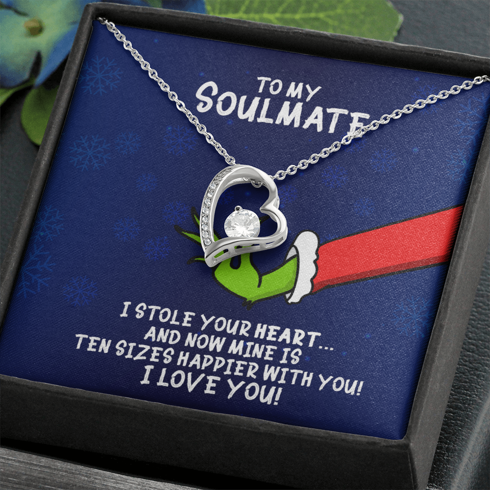 To My Soulmate Grinch Forever Love Necklace