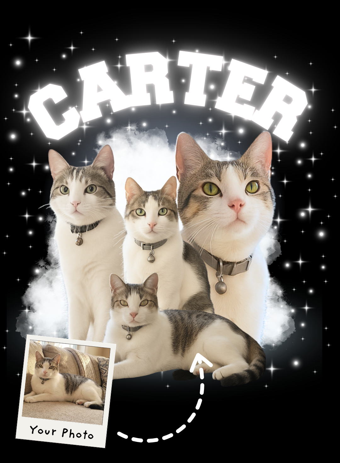 Whispers in White Skies Custom Apparel